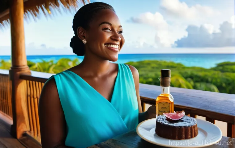 앤티가 바부다 기념품 추천 - Prompt 1: Capturing the Essence of Antiguan Rum and Gourmet Delights**